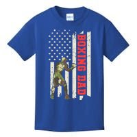 Camouflage America Flag Boxing Dad Martial Arts Boxing Dad Great Gift Kids T-Shirt