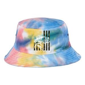 Camouflage American Flag Fisherman Tie Dye Newport Bucket Hat