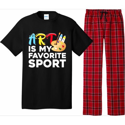 Cool Art For Women Artist Painter Art Teacher Painting Pajama Set