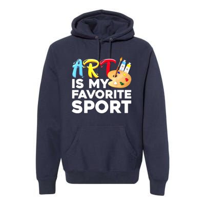 Cool Art For Women Artist Painter Art Teacher Painting Premium Hoodie