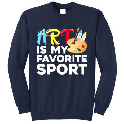 Cool Art For Women Artist Painter Art Teacher Painting Tall Sweatshirt