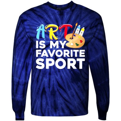 Cool Art For Women Artist Painter Art Teacher Painting Tie-Dye Long Sleeve Shirt