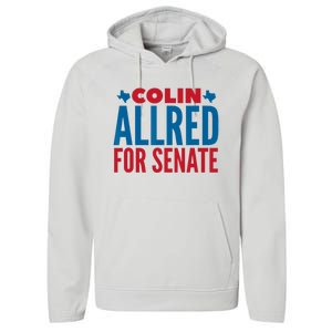 Colin Allred For Senate Performance Fleece Hoodie