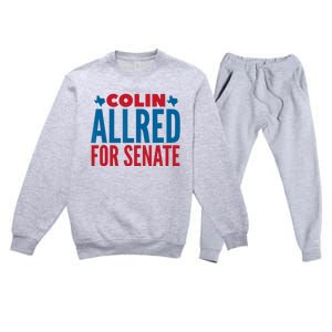 Colin Allred For Senate Premium Crewneck Sweatsuit Set