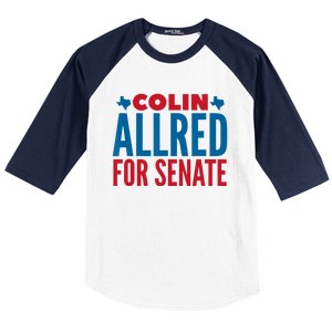 Colin Allred For Senate Baseball Sleeve Shirt