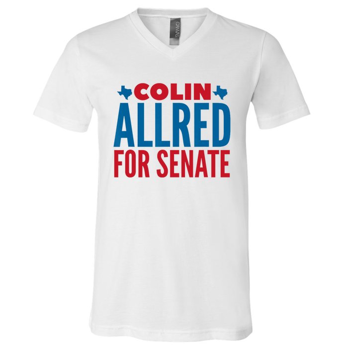 Colin Allred For Senate V-Neck T-Shirt