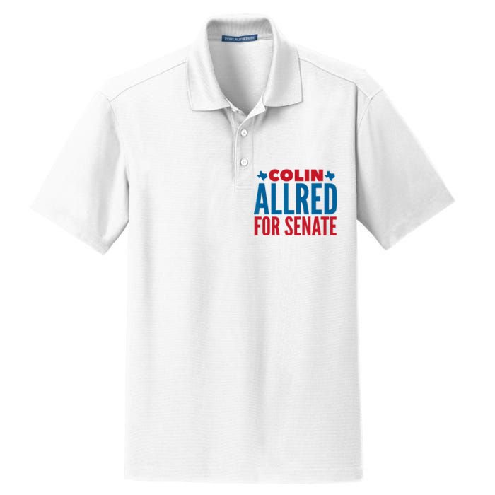 Colin Allred For Senate Dry Zone Grid Polo