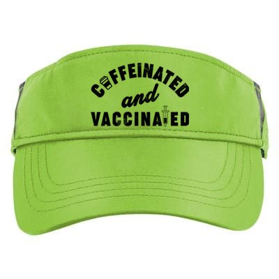 Caffeinated And Vaccinated Adult Drive Performance Visor