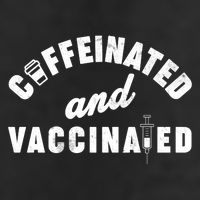 Caffeinated And Vaccinated Cool Comfort Performance Bucket Hat