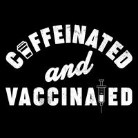 Caffeinated And Vaccinated 16 in Basic Backpack