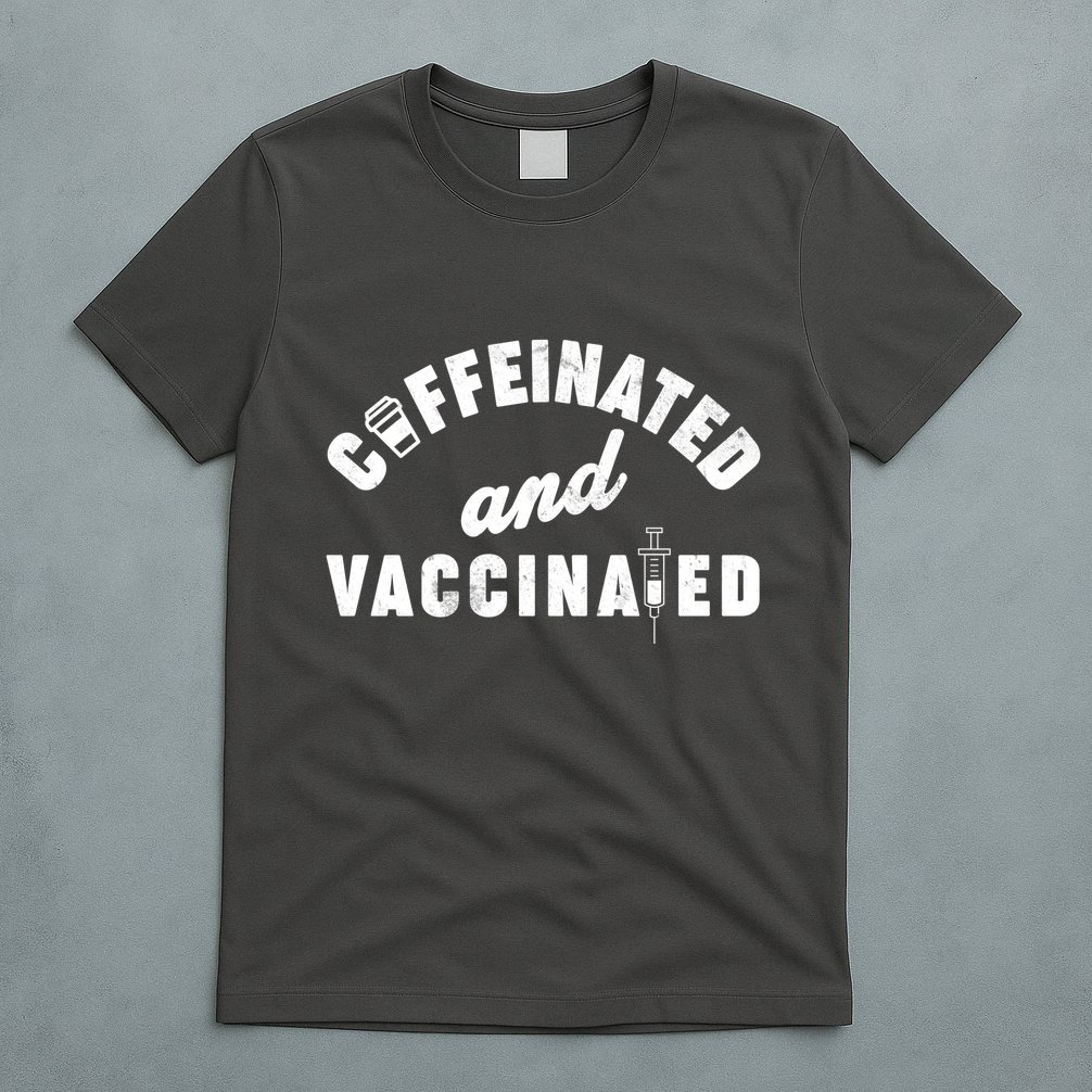 Caffeinated And Vaccinated T-Shirt