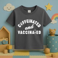 Caffeinated And Vaccinated Toddler T-Shirt