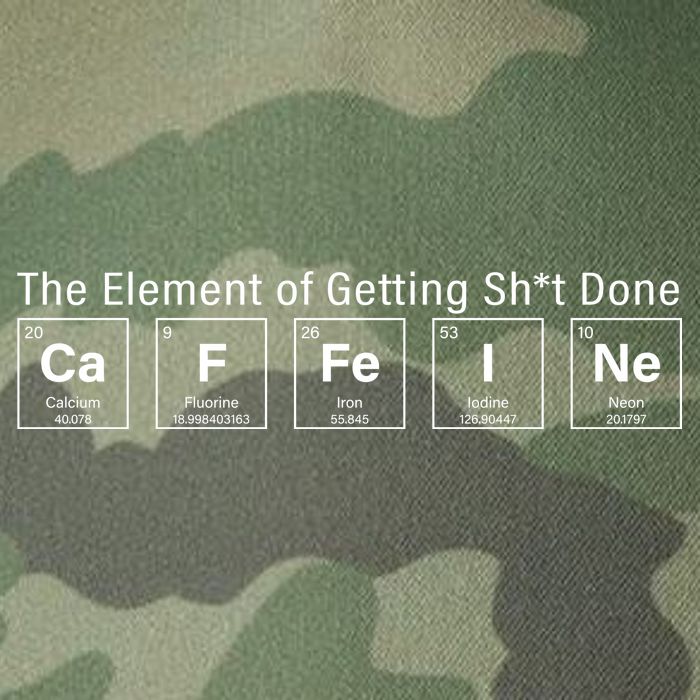 Caffeine The Element Of Getting Shit Done Legacy Tie Dye Trucker Hat