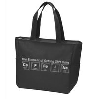 Caffeine The Element Of Getting Shit Done Zip Tote Bag