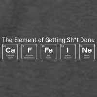 Caffeine The Element Of Getting Shit Done Vector Backpack