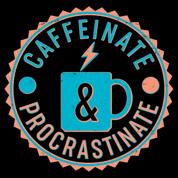 Caffinate & Procrastinate Bucket Hat