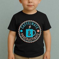 Caffinate & Procrastinate Toddler T-Shirt