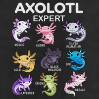 Cute Axolotl Girl Axolotl Gift 7 Panel Mesh Trucker Snapback Hat