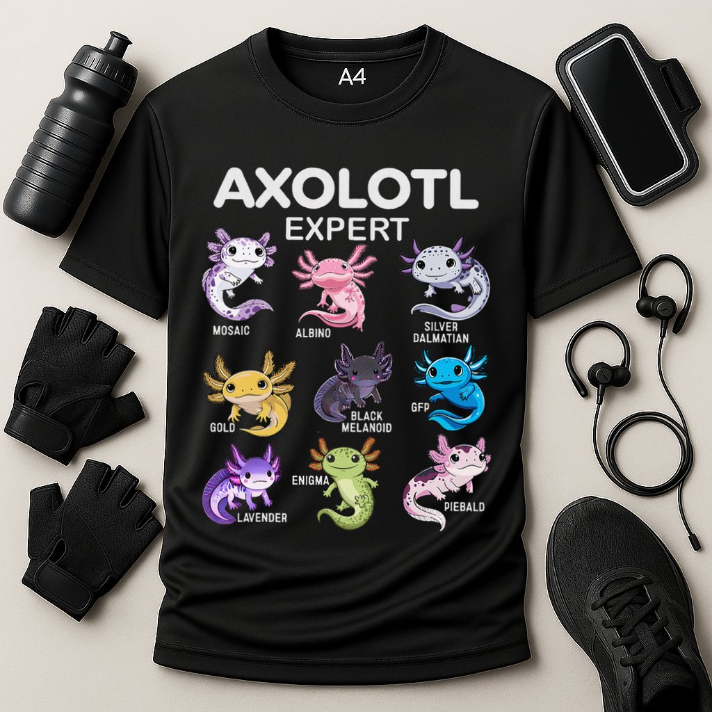 Cute Axolotl Girl Axolotl Gift Cooling Performance Crew T-Shirt