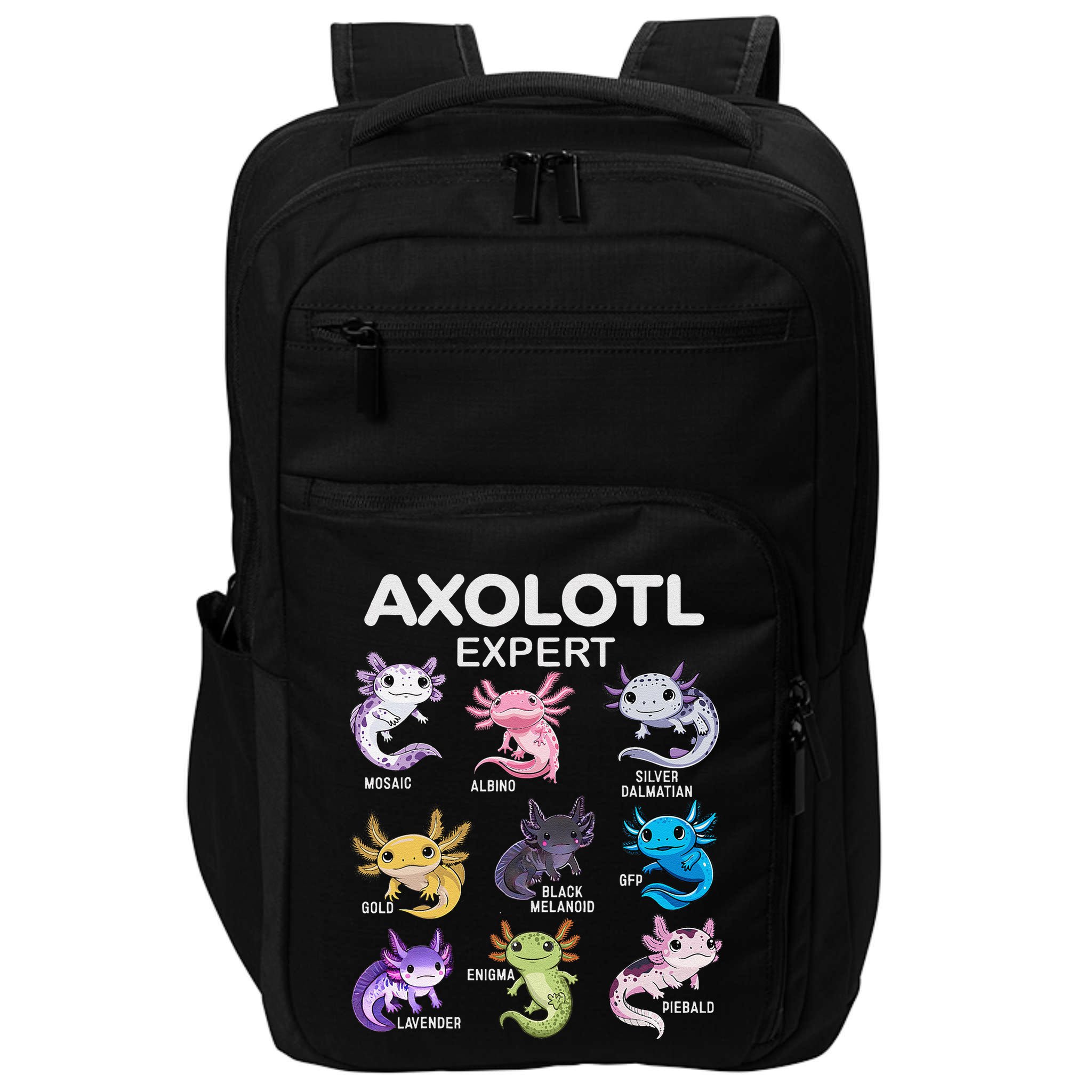 Cute Axolotl Girl Axolotl Gift Impact Tech Backpack