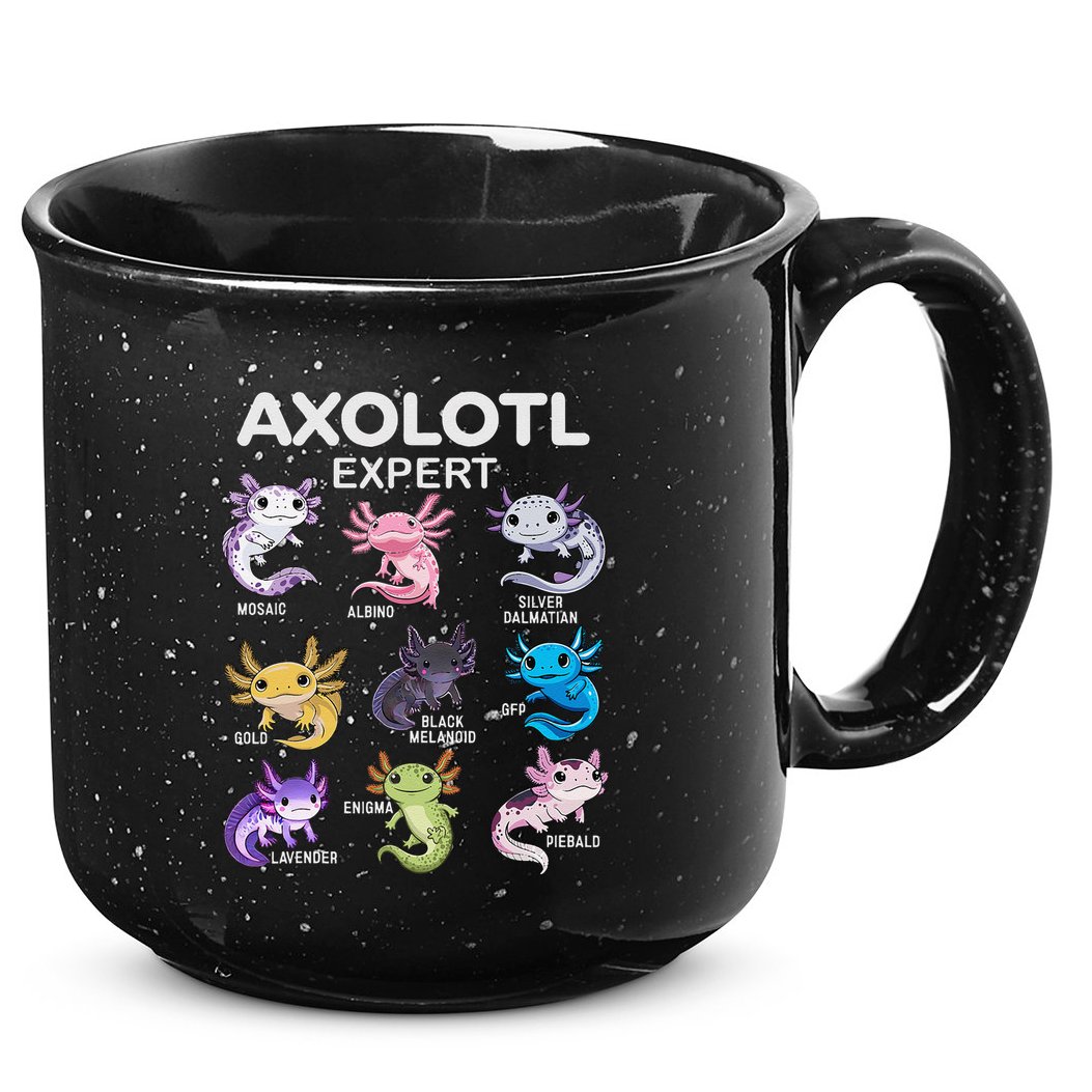 Cute Axolotl Girl Axolotl Gift 15oz Campfire Ceramic Mug