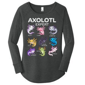 Cute Axolotl Girl Axolotl Gift Women's Perfect Tri Tunic Long Sleeve Shirt