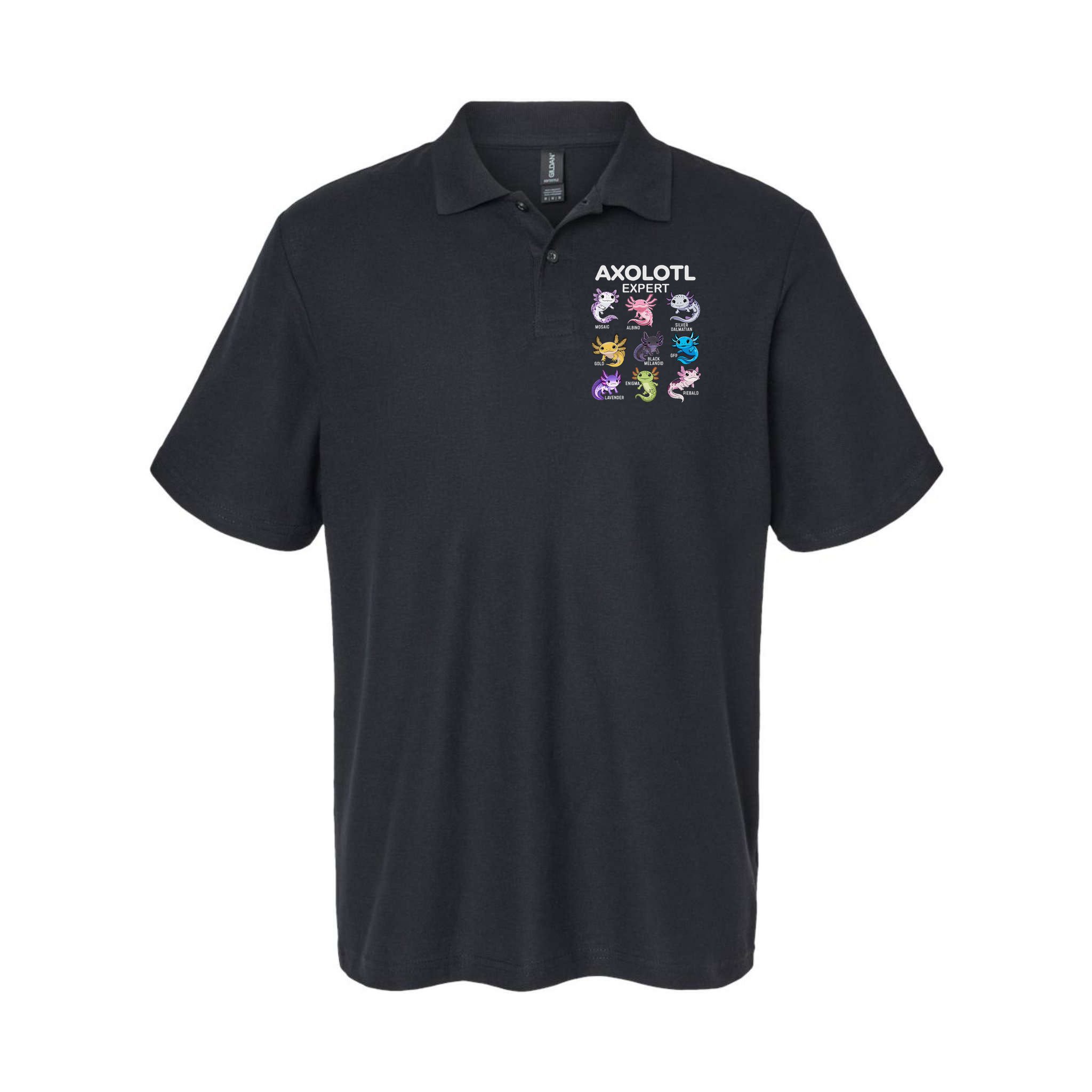 Cute Axolotl Girl Axolotl Gift Polo