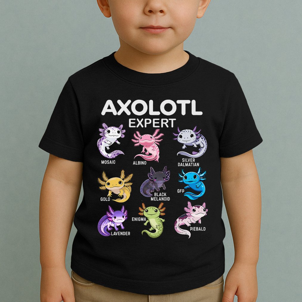 Cute Axolotl Girl Axolotl Gift Toddler T-Shirt