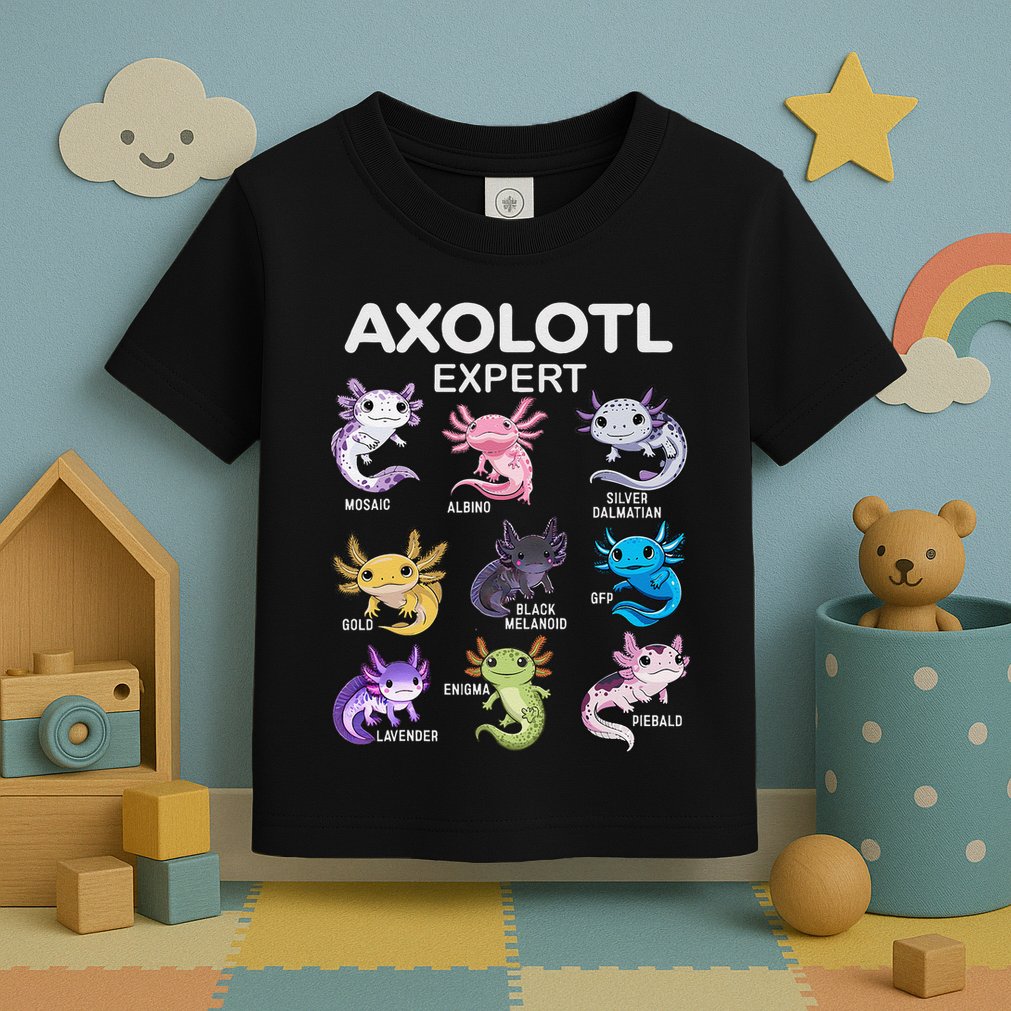 Cute Axolotl Girl Axolotl Gift Toddler T-Shirt