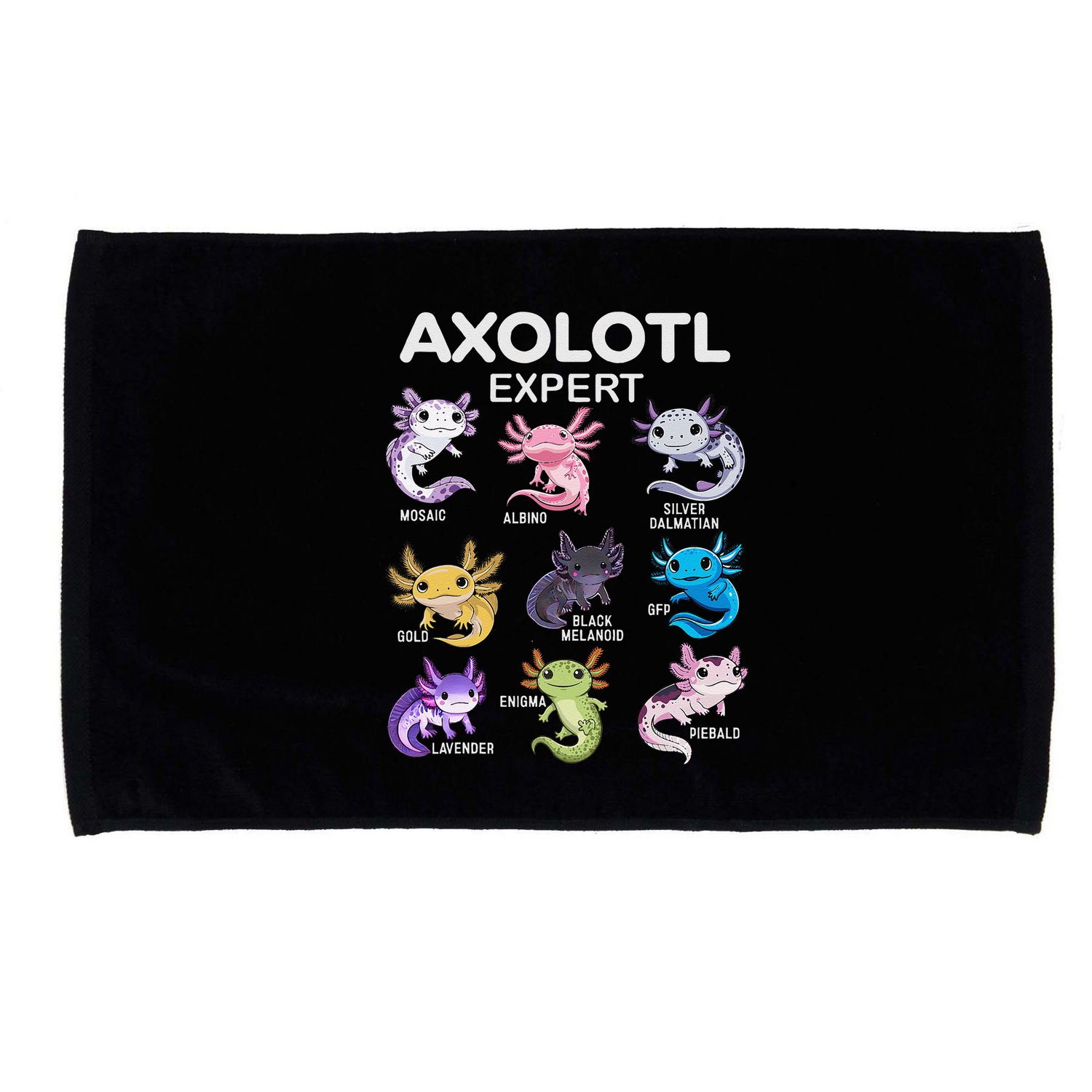 Cute Axolotl Girl Axolotl Gift Microfiber Hand Towel