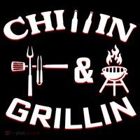 Chillin And Grillin BBQ Cooking Flatbill Hat