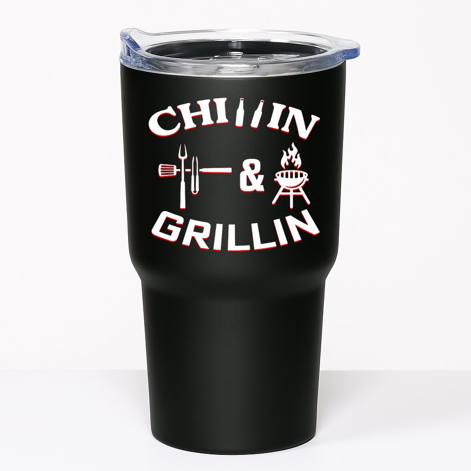 Chillin And Grillin BBQ Cooking Tumbler