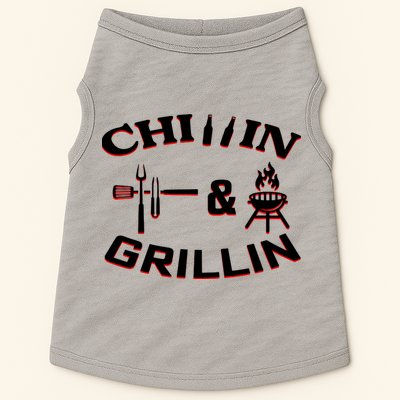 Chillin And Grillin BBQ Cooking Doggie Tank