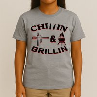 Chillin And Grillin BBQ Cooking T-Shirt