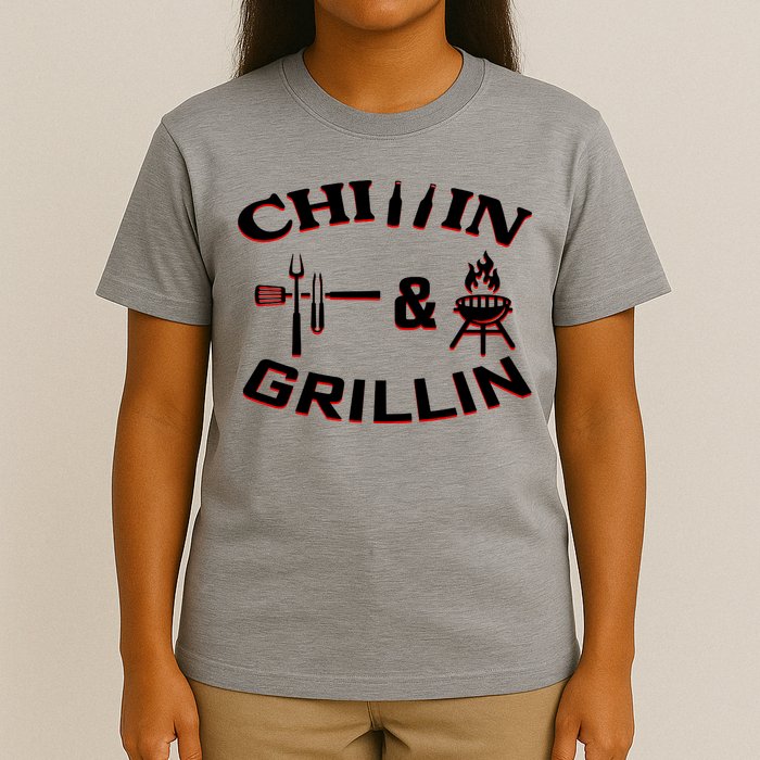 Chillin And Grillin BBQ Cooking T-Shirt