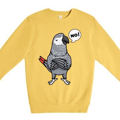 Congo African Grey Parrot Premium Crewneck Sweatshirt