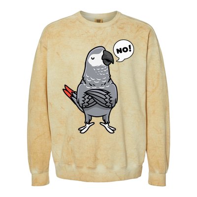 Congo African Grey Parrot Colorblast Crewneck Sweatshirt