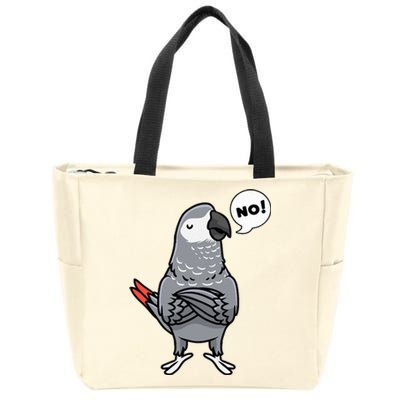 Congo African Grey Parrot Zip Tote Bag