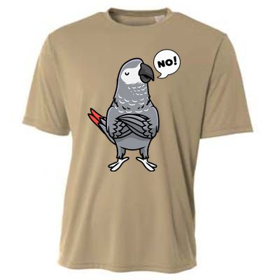 Congo African Grey Parrot Cooling Performance Crew T-Shirt