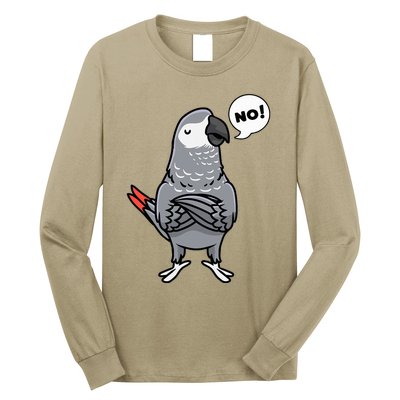 Congo African Grey Parrot Long Sleeve Shirt