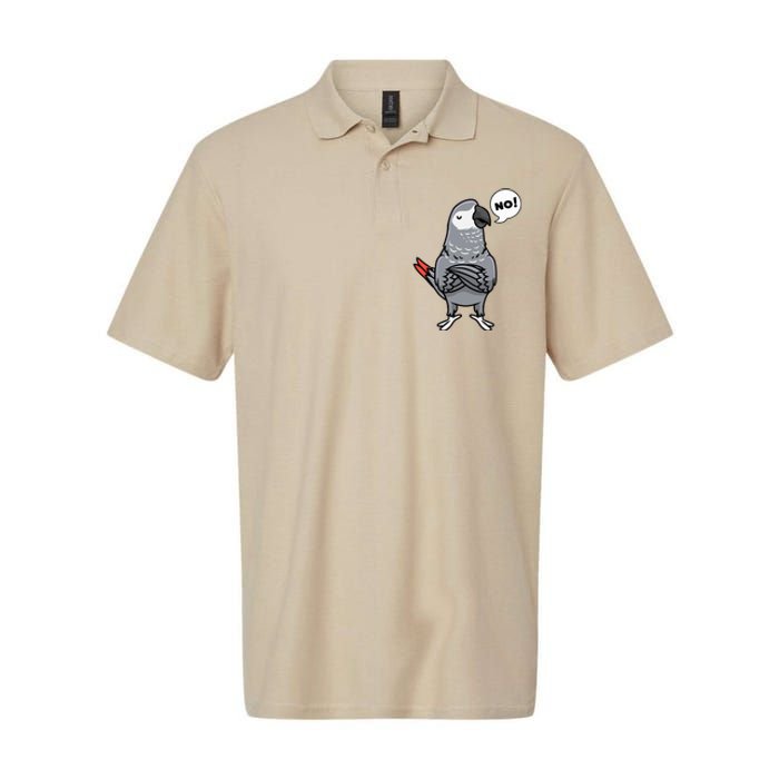 Congo African Grey Parrot Softstyle Adult Sport Polo