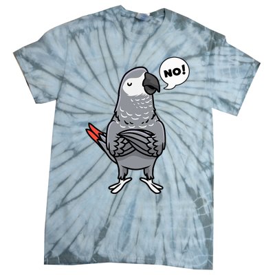 Congo African Grey Parrot Tie-Dye T-Shirt