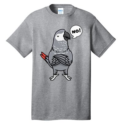 Congo African Grey Parrot Tall T-Shirt