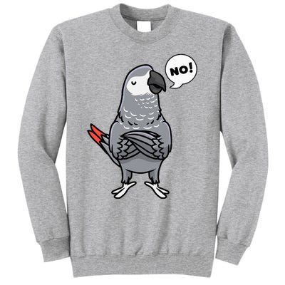 Congo African Grey Parrot Tall Sweatshirt