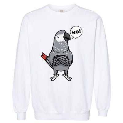 Congo African Grey Parrot Garment-Dyed Sweatshirt