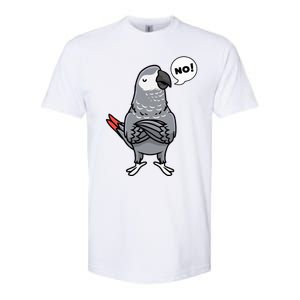 Congo African Grey Parrot Softstyle CVC T-Shirt