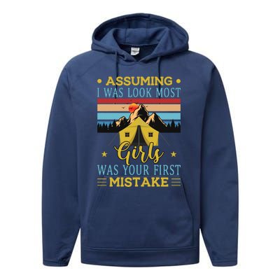 Camping Adventures Graphic Performance Fleece Hoodie