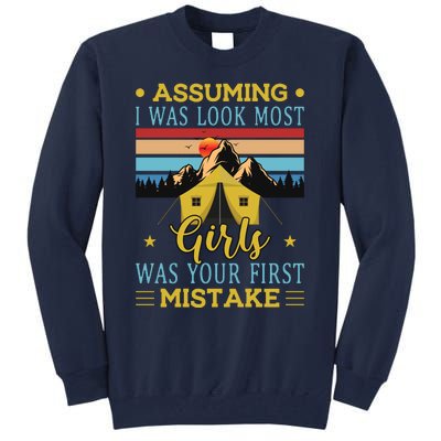 Camping Adventures Graphic Tall Sweatshirt