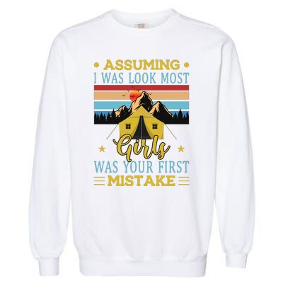 Camping Adventures Graphic Garment-Dyed Sweatshirt