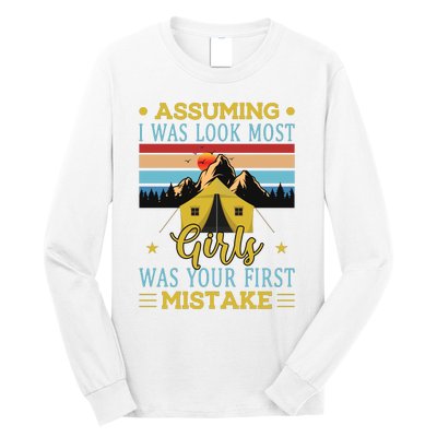 Camping Adventures Graphic Long Sleeve Shirt